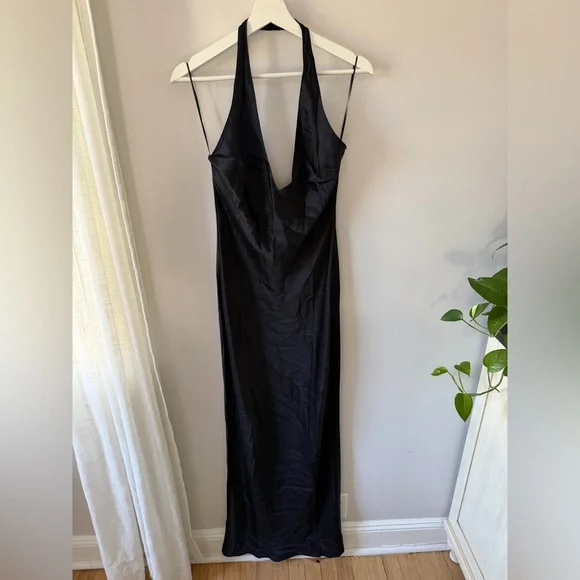 Amanda Uprichard Bondi Maxi Dress in Black - Picture 2 of 5